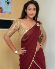 Actress Bhanu At Aavu Puli Madhyalo Prabhas Pelli Song Launch At Radio City Photos