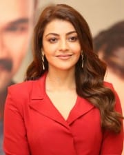 Actress Kajal Agarwal At Kavacham Movie Trailer Launch Photos