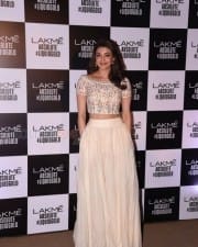 Actress Kajal Agarwal At Lakme Fashion Week Photos