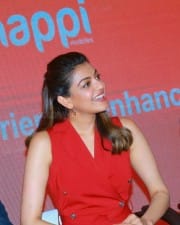 Actress Kajal Aggarwal At Happi Mobiles Launch Photos