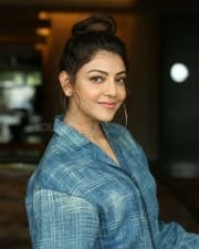 Actress Kajal Aggarwal At Ranarangam Interview Photos