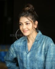 Actress Kajal Aggarwal At Ranarangam Interview Photos