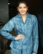 Actress Kajal Aggarwal At Ranarangam Interview Photos