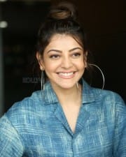 Actress Kajal Aggarwal At Ranarangam Interview Photos