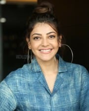 Actress Kajal Aggarwal At Ranarangam Interview Photos