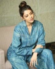 Actress Kajal Aggarwal At Ranarangam Interview Photos