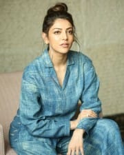 Actress Kajal Aggarwal At Ranarangam Interview Photos