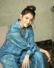 Actress Kajal Aggarwal At Ranarangam Interview Photos