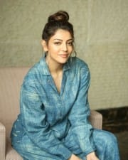 Actress Kajal Aggarwal At Ranarangam Interview Photos