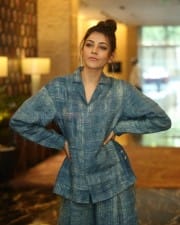 Actress Kajal Aggarwal At Ranarangam Interview Photos