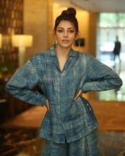 Actress Kajal Aggarwal At Ranarangam Interview Photos