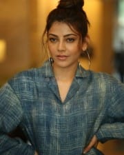 Actress Kajal Aggarwal At Ranarangam Interview Photos