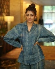 Actress Kajal Aggarwal At Ranarangam Interview Photos