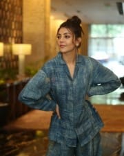 Actress Kajal Aggarwal At Ranarangam Interview Photos