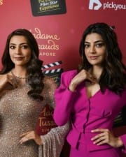 Actress Kajal Aggarwal Wax Statue Launch In Singapore Madame Tussauds Photos