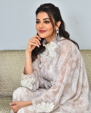 Actress Kajal Aggarwal at Satyabhama Movie Interview Pictures 07