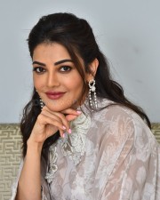 Actress Kajal Aggarwal at Satyabhama Movie Interview Pictures 08