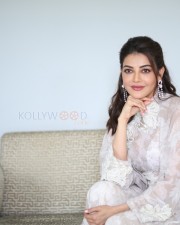 Actress Kajal Aggarwal at Satyabhama Movie Interview Pictures 22