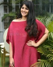 Actress Megha Akash at Raja Raja Chora Movie Interview Pictures