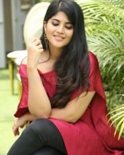 Actress Megha Akash at Raja Raja Chora Movie Interview Pictures