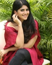 Actress Megha Akash at Raja Raja Chora Movie Interview Pictures