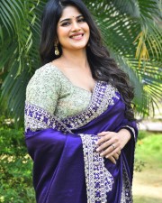 Actress Megha Akash at Vikkatakavi Pre Release Press Meet Pictures 11