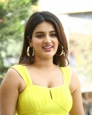 Actress Nidhhi Agerwal at Hero Movie Interview Pictures 33