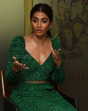 Actress Pooja Hegde Ultra Glam at Radhe Shyam Promotions Pictures 25