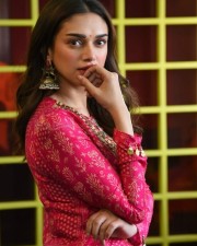 Aditi Rao Hydari at Maha Samudram Movie Interview Photos 12