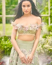 Angelic Beauty Shraddha Kapoor in a Pastel Coloured Floral Lehenga Photoshoot Stills 05