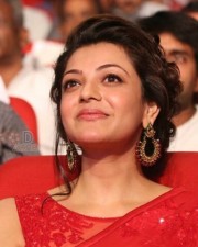 Beautiful Kajal Agarwal Red Saree Photos