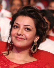 Beautiful Kajal Agarwal Red Saree Photos