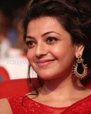 Beautiful Kajal Agarwal Red Saree Photos