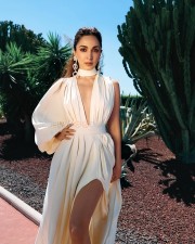 Beautiful Kiara Advani in an Ivory Satin Dress at Cannes 2024 Photos 01