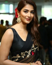 Beautiful Pooja Hegde at Acharya Movie Press Meet Photos 11