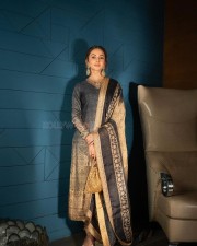 Beautiful Rakul Preet Singh in a Grey Salwar Suit Photos 04