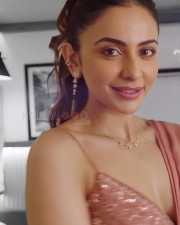 Beautiful Rakul Preet Singh in a Pink Jeweled Dress Photos 03