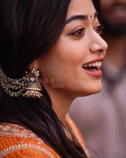 Beautiful Rashmika Mandanna at Chhaava Promotions in Chitra Cinemas Photos 01