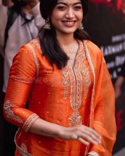 Beautiful Rashmika Mandanna at Chhaava Promotions in Chitra Cinemas Photos 03