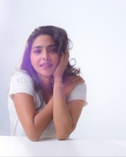 Beautiful and Sexy Aishwarya Lekshmi in a White Tshirt Photos 01