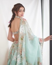 Breathtaking Ananya Panday in a Pastel Green Floral Lehenga Pictures 01