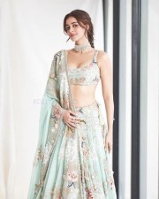 Breathtaking Ananya Panday in a Pastel Green Floral Lehenga Pictures 02