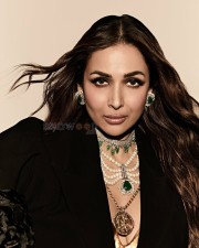 Classy Malaika Arora in a Black Pantsuit Photos 04