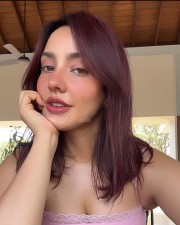 Cute Neha Sharma in a Pink Camisole Photos 01