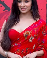 Gorgeous Shraddha Kapoor in a Red Saree for Stree 2 Teaser Launch Pictures 01