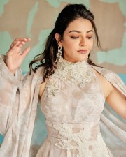 Intoxicating Kajal Aggarwal in White Photoshoot Pictures 08