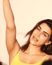 Kriti Sanon in a Yellow Bikini Pictures 01