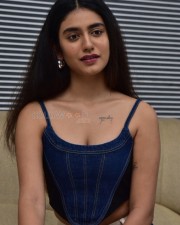 Malayalam Heroine Priya Prakash Varrier at BRO Interview Photos 06