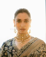 Most Sought After Actress Tamannaah Bhatia in a Traditional Silk Saree Photos 05