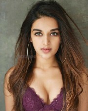 Nidhhi Agerwal Hot Cleavage Pictures